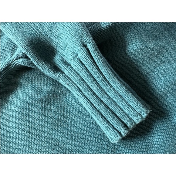 Lands' End Blue Women's Cardigan Sweater - Picture 3 of 3